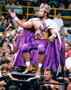 WWF King Haku Hand Signed Classic Arena Entrance WWE Wrestling Legend 8X10 Photo - Picture 1 of 4