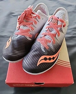 Zapatos para correr/pista SAUCONY CARRERA XC4 PLANOS talla 5 1/2 M para mujer sin picos - Imagen 1 de 10