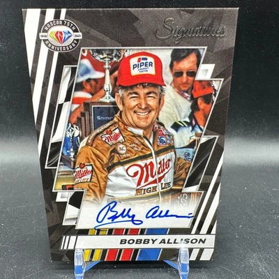 Bobby Allison Auto 75th Anniversary On Card 2023 Panini Donruss NASCAR - Image 1 of 2