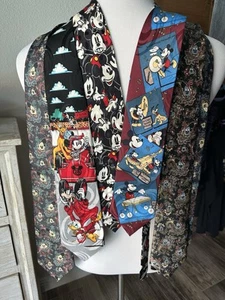 Lot of 5 vintage Disney Mickey Mouse Ties - Picture 1 of 11