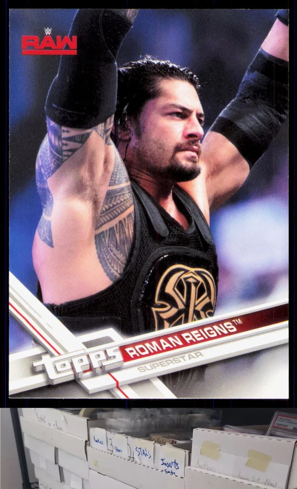 2017 Topps WWE Then Now Forever #133 Roman Reigns - JL - Image 1 of 2