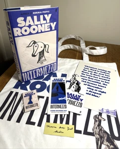 Sally Rooney: Intermezzo SIGNED & LINED UK 1/1 HB Faber + DOODLED COVER + Extras - Picture 1 of 14