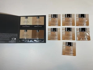 Giorgio Armani Luminous Silk Foundation 7pc Sample Packets + 4pc Glow Concealer - Picture 1 of 3
