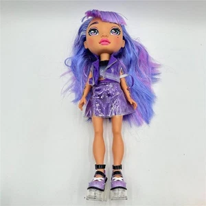 RAINBOW SURPRISE AMETHYST RAE DOLL 14 INCH,PURPLE HAIR, TATTOOS, 2019 - Picture 1 of 1