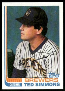 1982 Topps Ted Simmons #150 Milwaukee Brewers D - Picture 1 of 2
