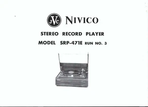 JVC Nivico Service Manual für SRP-471E Copy - Picture 1 of 1