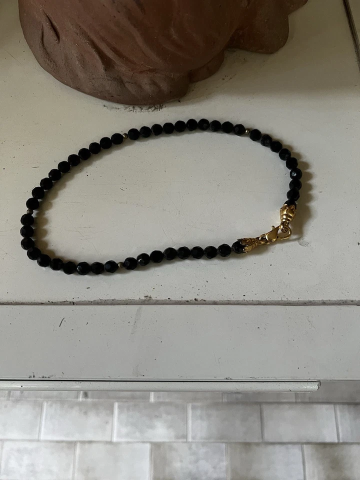 collana donna swarovski vintage. Chiusura in argento bagnato oro. Molto luminosa - Immagine 1 di 1