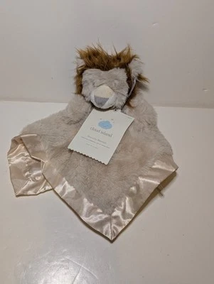 Manta de seguridad para bebé Cloud Island Lion de felpa Lovey satinado suave NUEVA NUEVA CON ETIQUETAS marrón tostado Foto 1 de 4