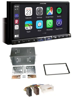 Alpine 2DIN DAB USB MP3 Bluetooth Autoradio für Kia Optima Magentis 05-10 - Bild 1 von 4