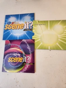 Disney Scene It? 1st and 2nd Edition Bonus DVD Game Discs Only Trivia Board Game - Picture 1 of 2
