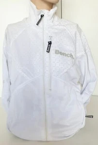 WOMENS BENCH JACKET, WOMENS PURE FUNNEL JACKET, WHITE, FULL ZIP, UK S, XL - Picture 1 of 7