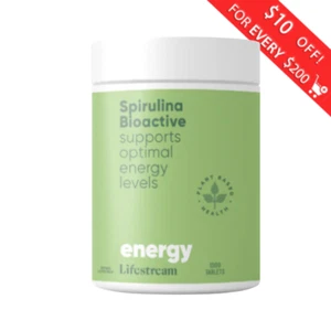Lifestream Bioactive Spirulina Balance 500mg 1000 Tablets FREE SHIPPING FROM NZ - Picture 1 of 1