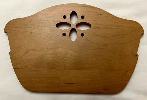 Longaberger Woodcraft Wooden Bread Basket Divider Insert 7.5" x 5" Cover