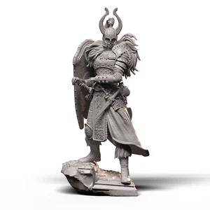 3D Printing Resin Nordic Warrior Exhibition Figurine 2 Kit - Picture 1 of 3