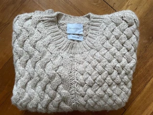 The Knotty Ones Sweater Heartbreaker beige 100% wool very good condition M/L - Bild 1 von 6