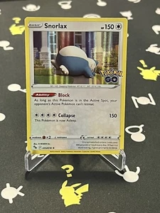⚪️ Snorlax 055/078, Pokemon Go, Pokémon TCG, Holo Rare, Near Mint - Picture 1 of 3