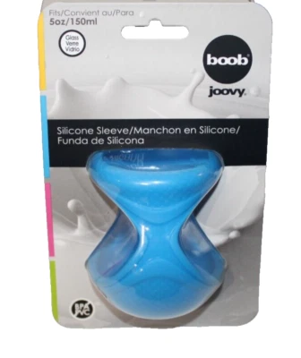 Joovy Boob manga de mamadeira de silicone 5 onças azul bebê - Imagem 1 de 4
