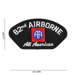Aufnäher   D-Day  82nd Airborne  All american   ca  10,5x5,5  cm - Picture 1 of 1
