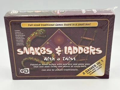Snakes & Ladders + Ludo With A Twist  - New / Sealed - Image 1 of 4