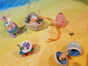 5 Easter Bunny Decorations and Ornaments - Picture 1 of 7