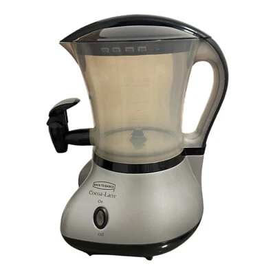 Back to Basics Cocoa Latte Hot Drink Maker CM300BR Silver - TESTED - Image 1 of 4