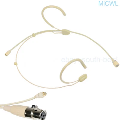 Cardioid Detachable Headset Microphone for Shure Wireless Separate Cable mini 4P - Image 1 of 4