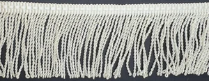 2" Ivory Bullion Fringe Fabric Trim 3 yards Conso Trimming B01 - Picture 1 of 1