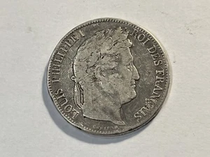 France 5 Francs Silver Louis-Philippe 1840 B (122-6) - Picture 1 of 2