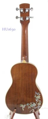 Alulu Solid Acacia Koa wood Concert Ukulele, hummingbird inlay HU1630 - Image 1 of 4