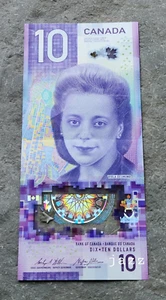Billete de Canadá - 2018 $10 diez dólares polímero Wilkins/Poloz #666 - Imagen 1 de 2