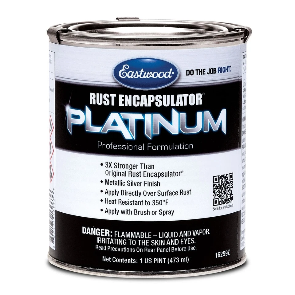 Eastwood Rust Encapsulator Platinum 1 Pint UV Resistant High-Tech Formula - Image 1 of 1