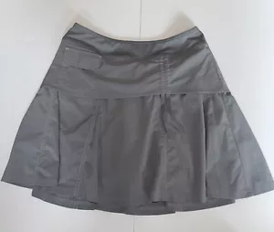 ATHLETA Everyday Skort Women 0 Gray Pull On Flare Stretch Tennis Golf Outdoor - Picture 1 of 11