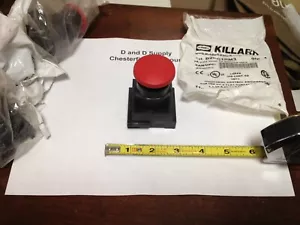 Killark D2CO1RM3, Red Mushroom Momentary Push Button Operator, 30mm - Picture 1 of 5