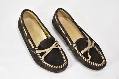 Mocasín mocasín de gamuza marrón Vera Wang para mujer talla 6M Foto 1 de 4