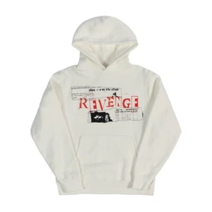 Revenge White Bundy Hoodie Size L Large *IN HAND* - Picture 1 of 2