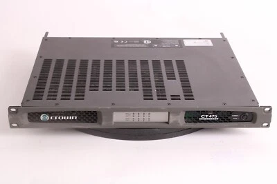Crown Audio CT475 4-Channel Rackmount Power Amplifier - No Phoenix Connector - Image 1 of 4