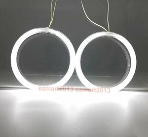 white CCFL halo rings for Mercedes Benz W209 03-09 headlight Demon angel eye DRL - Picture 1 of 19
