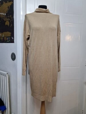 Alice Rinaldi Sabbia Long Knit Top Beige Size M New - Image 1 of 4