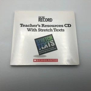 2012 Scholastic Teachers Resources CD w/Stretch Texts Sealed Obsolete? D1 - Picture 1 of 16