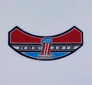 2010 HARLEY-DAVIDSON ROCKER SHEILD HOG RIDING CLUB OWNERS GROUP MOTORCYCLE PATCH - Picture 1 of 2