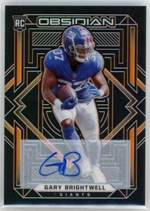 2021 Panini Obsidian Football Rookie Auto Orange #145 Gary Brightwell #41/75 - Picture 1 of 2