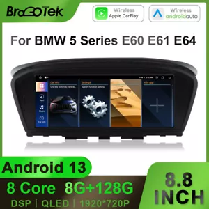 128GB für BMW 5er E60 E61 3er E90 E91 E93 8.9'' CarPlay Autoradio GPS Sat Navi - Bild 1 von 15