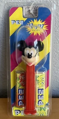 Vintage Pez Dispenser Mickey Mouse Sealed in Package From Japan - Image 1 of 3
