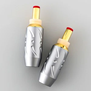 Hi-end Viborg DC-21G Gold Plated HiFi Audio DC 2.1mm DC Plug Power Connector - Picture 1 of 7