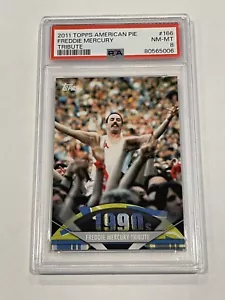 Freddie Mercury 2011 Topps American Pie Card #166, PSA 8 - Picture 1 of 2