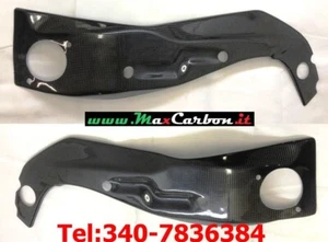 APRILIA RSV 1000 1998 2003 TUONO 02 05 COPRI TELAIO CARBONIO LUCIDO FRAME COVER - Foto 1 di 1