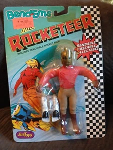 Modellino Rocketeer Disney JusToys The Pieghevole Poseable 1991 vintage - Foto 1 di 10