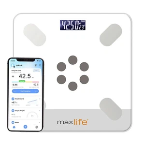 Digital body weight bathroom scale with step-on technology, 400 pounds - Picture 1 of 7