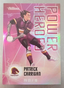 NRL 2023 Traders Power Heroes Patrick Carrigan Card Broncos PH 01/18 - Bild 1 von 2