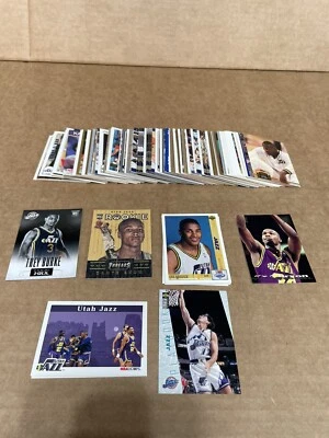Utah Jazz Basketball Card Lot of 100 Rookies & Vets Modern & Vintage - Image 1 of 4